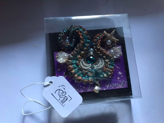 KRAKEN GODDESS - Face Jewels - Peel and Stick Mixed Media Makeup by Karen Hansen