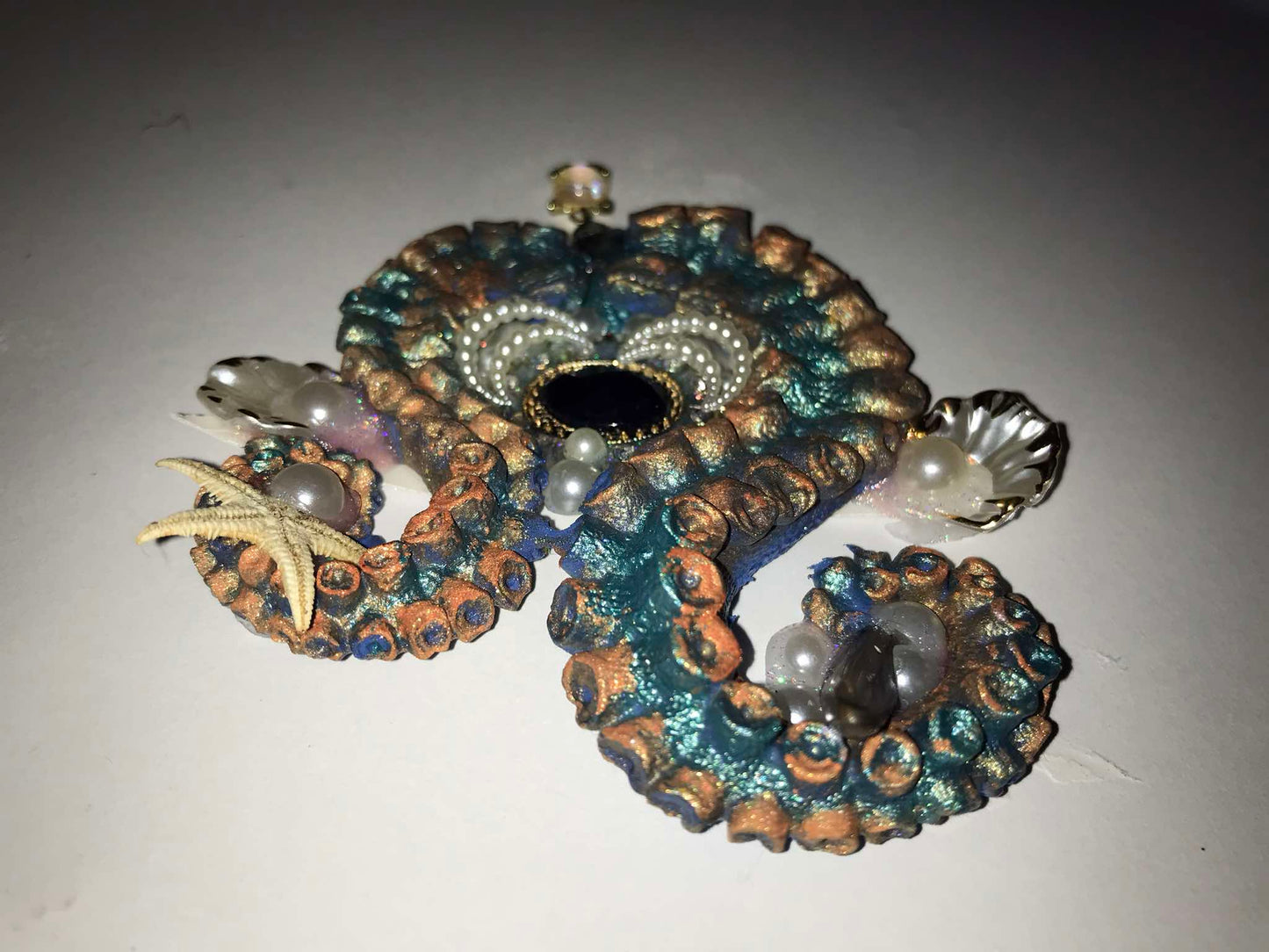 KRAKEN GODDESS - Face Jewels - Peel and Stick Mixed Media Makeup by Karen Hansen