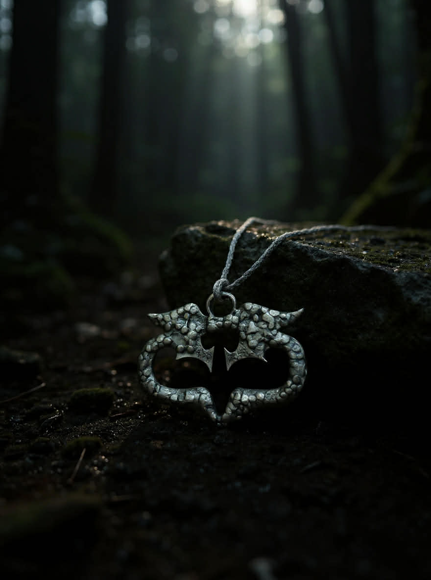 Taniwha Amulet (Fine Art Bronze, Lost Wax Process)