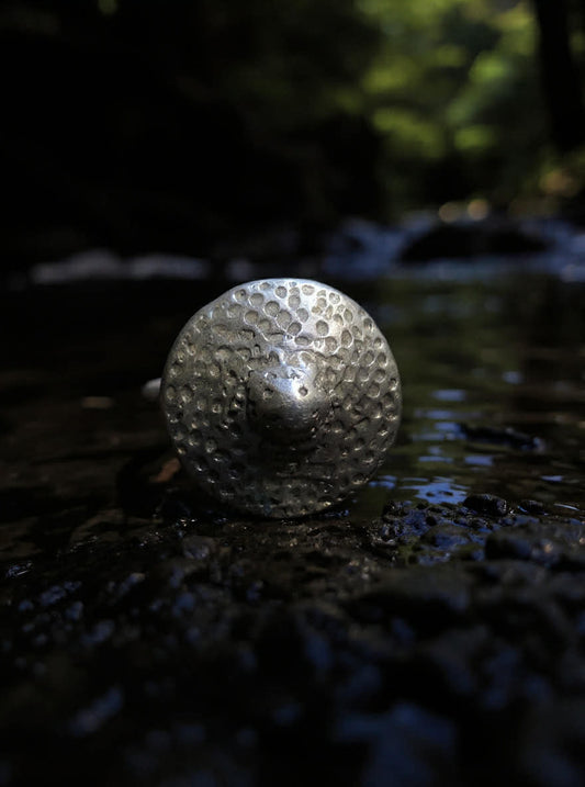 528 Ring (925 Sterling Silver, Lost Wax Process)