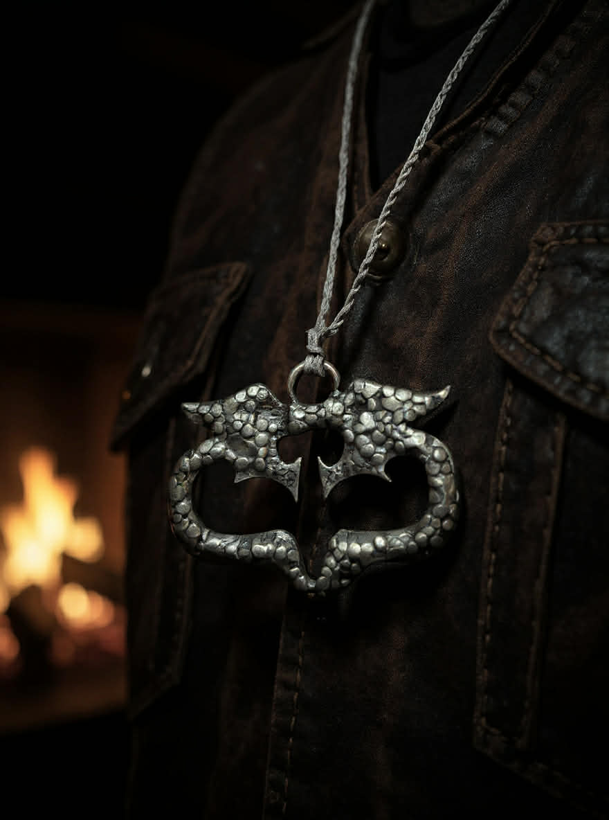 Taniwha Amulet (Fine Art Bronze, Lost Wax Process)