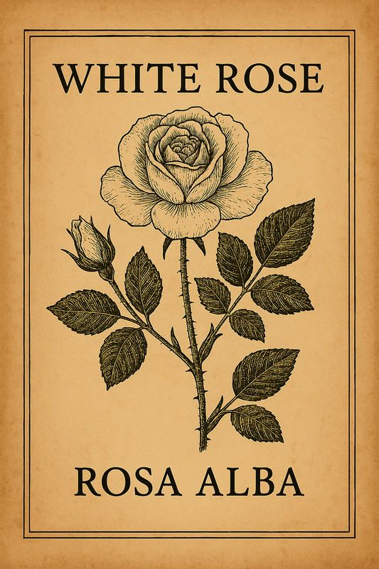 Essence Natura No. 5 | White Rose (Rosa Alba) | Grace - 10ml STOCK BOTTLE